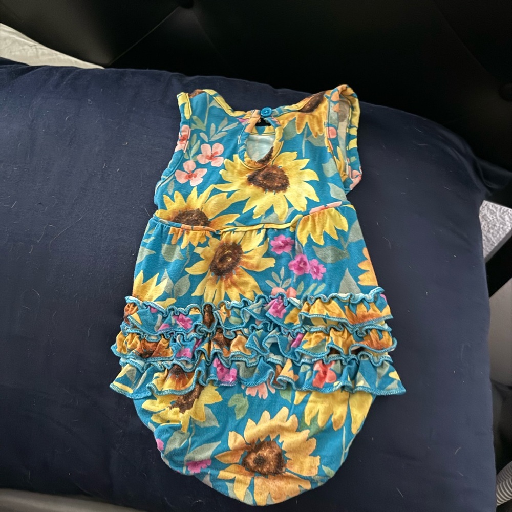 Sunflower fields little Sleepies 0/3 month bubble